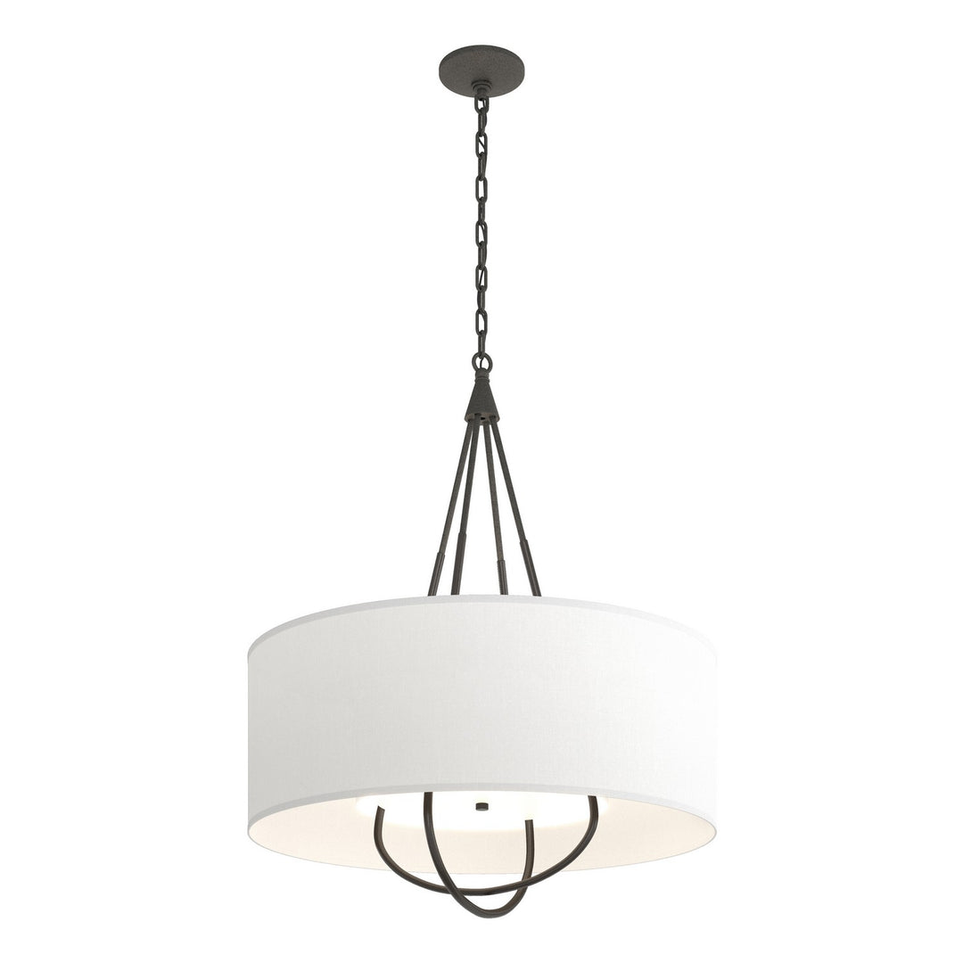 Hubbardton Forge Canada - 104230-SKT-20-14-SF2811 - Four Light Pendant - Loop - Natural Iron