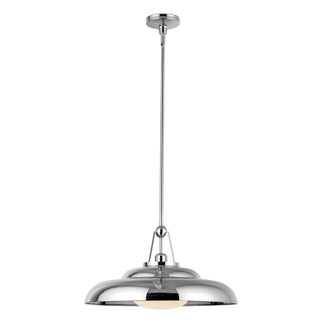 Alora Canada - PD344020PNGO - One Light Pendant - Palmetto - Polished Nickel/Glossy Opal