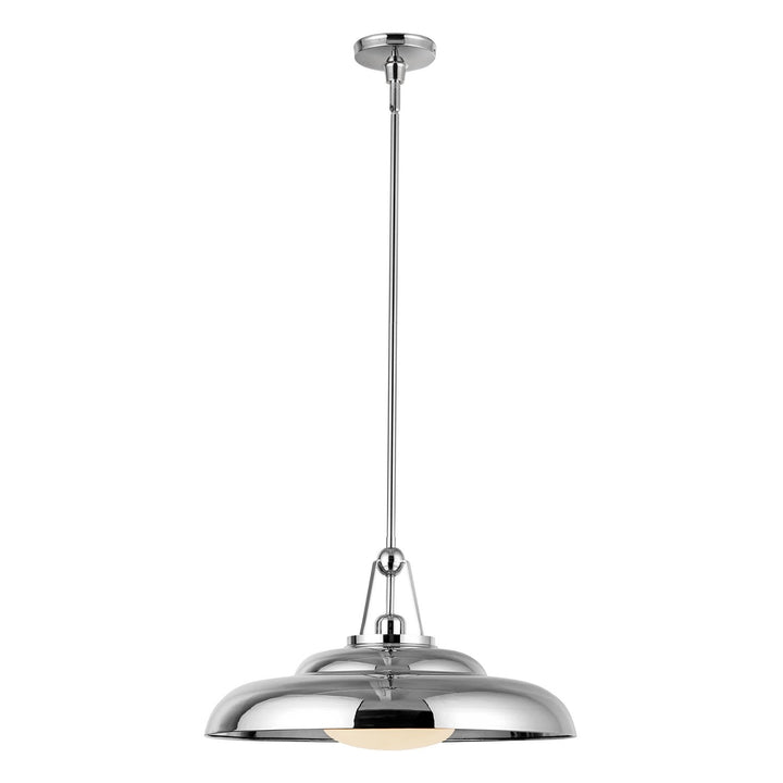 Alora Canada - PD344020PNGO - One Light Pendant - Palmetto - Polished Nickel/Glossy Opal