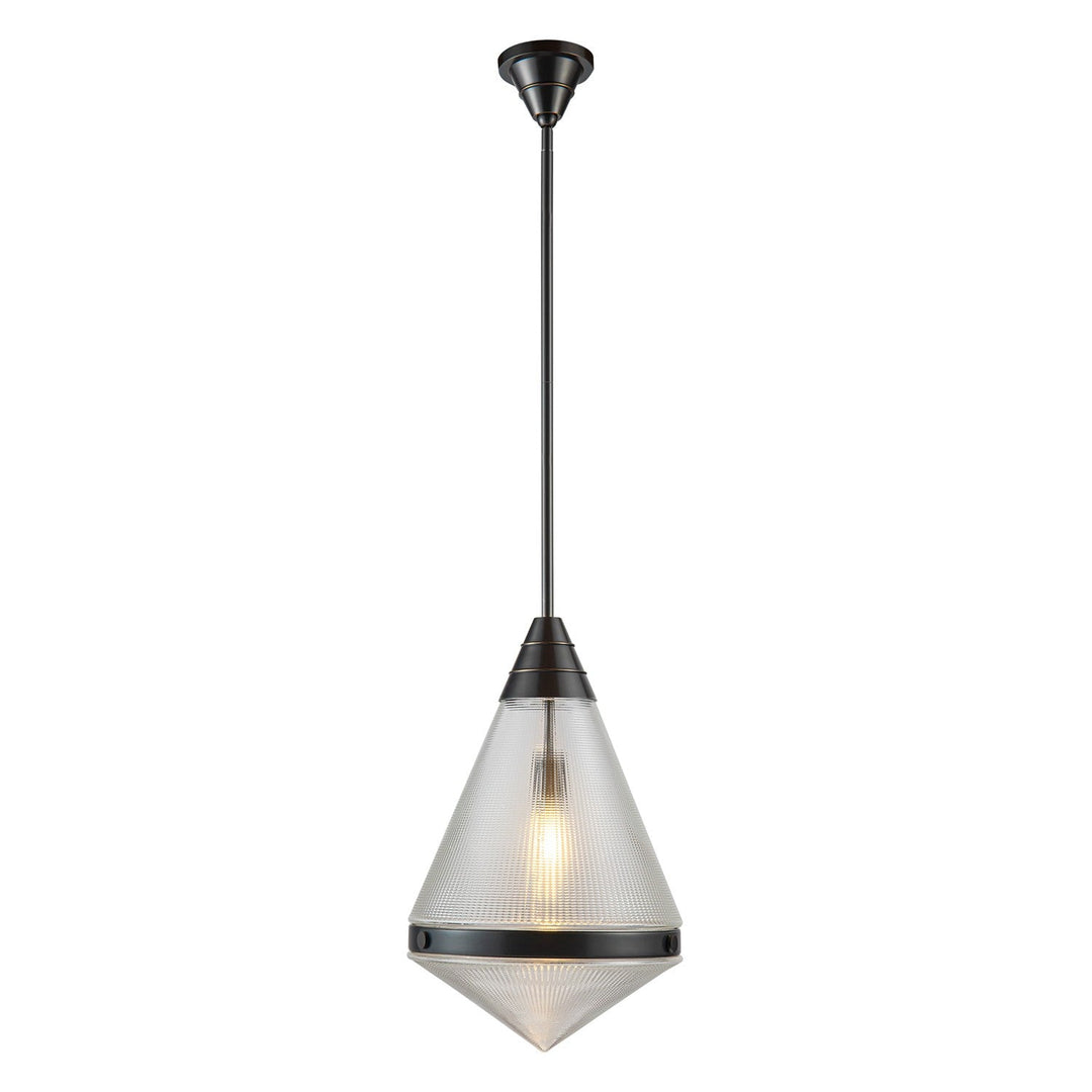 Alora Canada - PD348022UBPG - One Light Pendant - Willard - Urban Bronze/Prismatic Glass