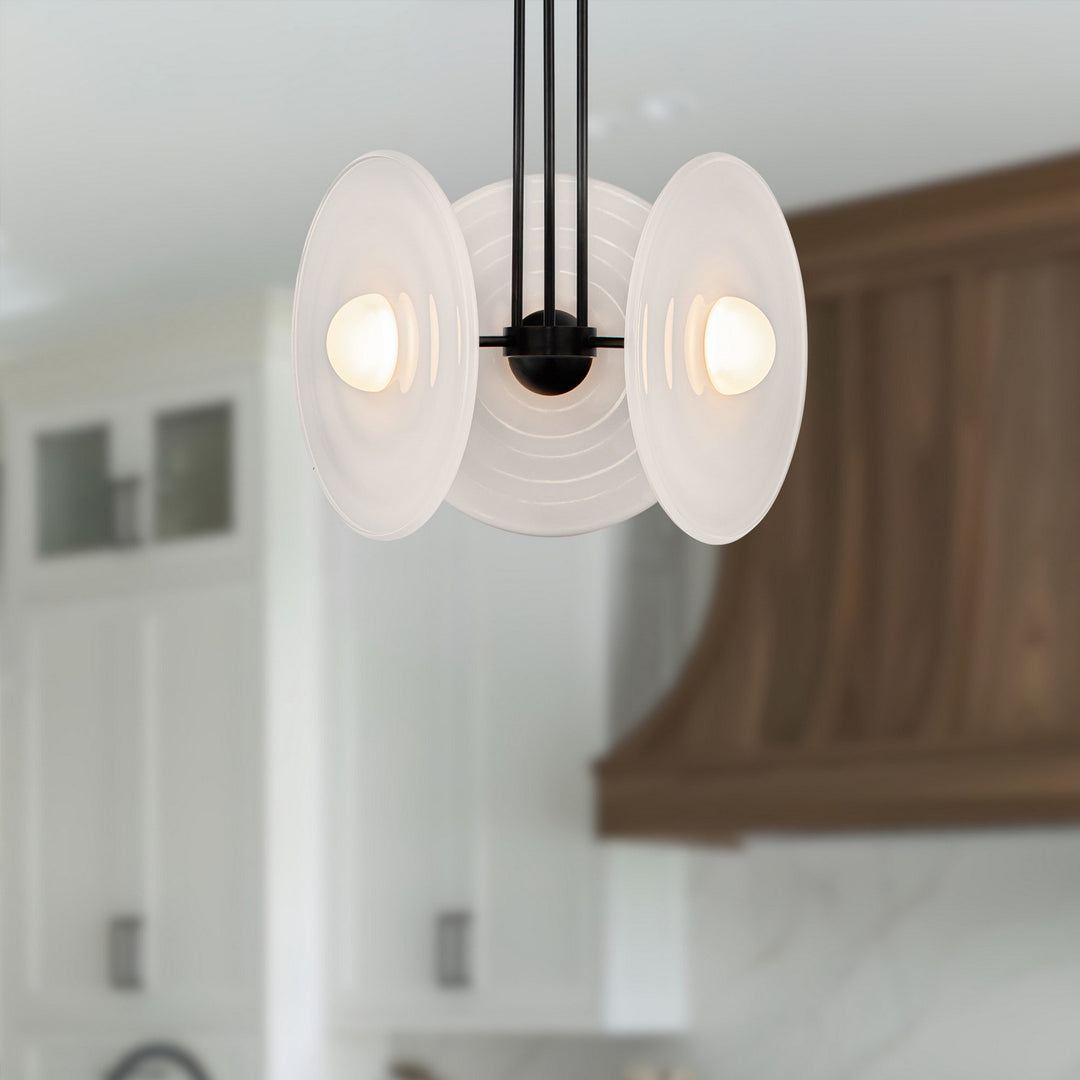 Alora Canada - PD350318UBGO - LED Pendant - Harbour - Urban Bronze/Glossy Opal