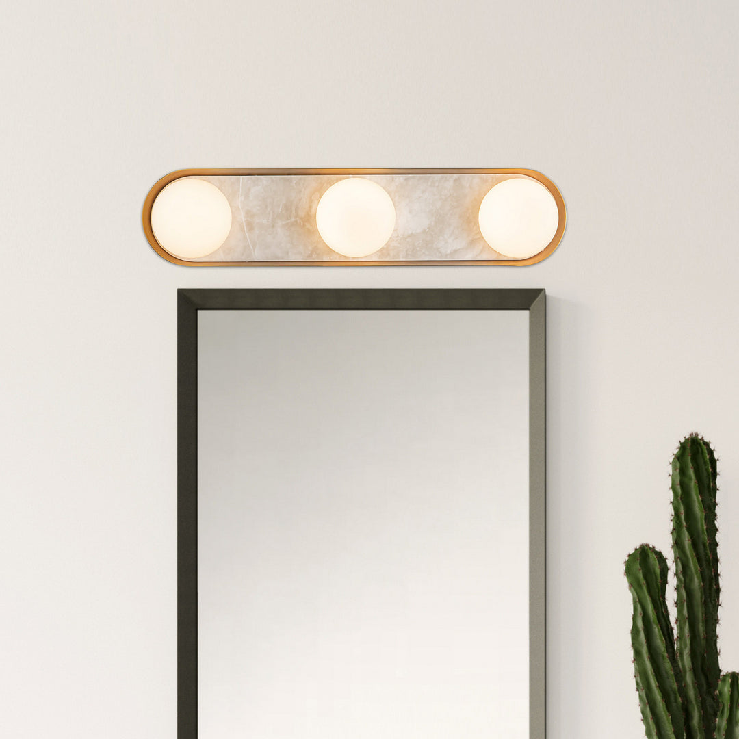 Alora Canada - WV320323VB - LED Vanity - Alonso - Vintage Brass