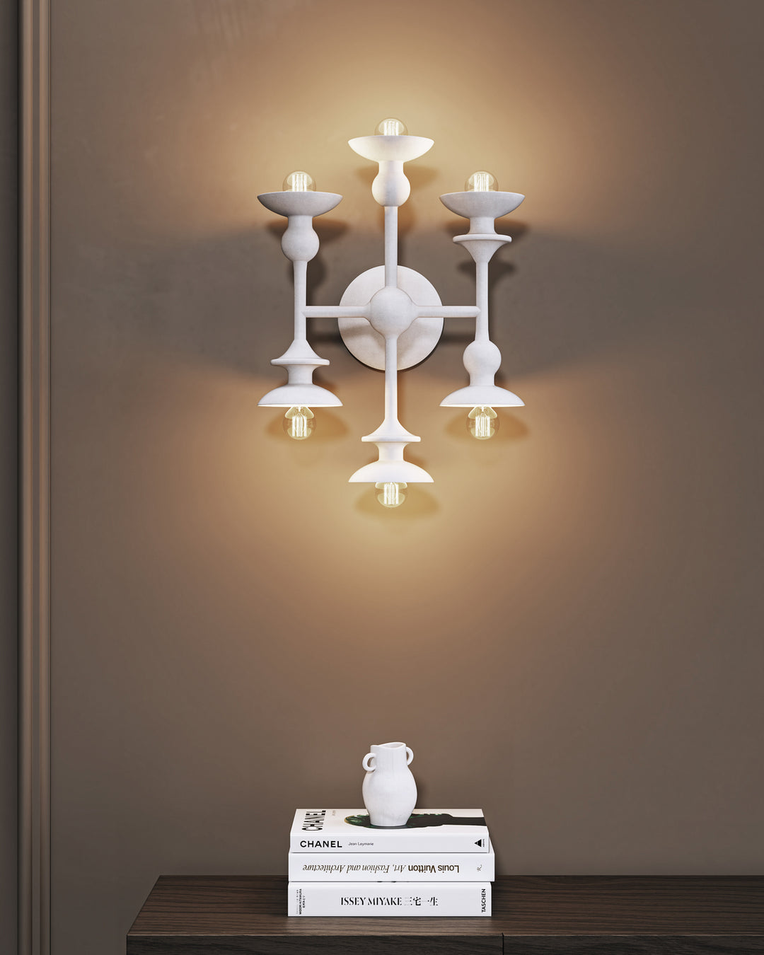 Alora Canada - WV328611AW - Six Light Vanity - Cadence - Antique White