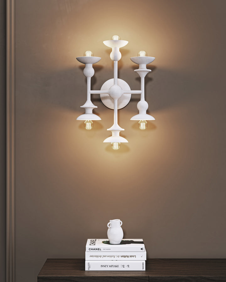 Alora Canada - WV328611AW - Six Light Vanity - Cadence - Antique White
