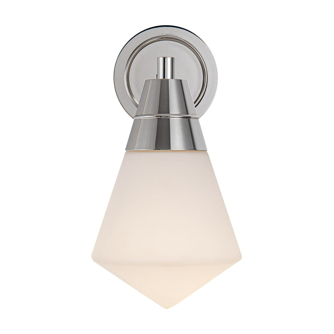 Alora Canada - WV348106PNOP - One Light Wall Sconce - Willard - Polished Nickel/Opal Matte Glass