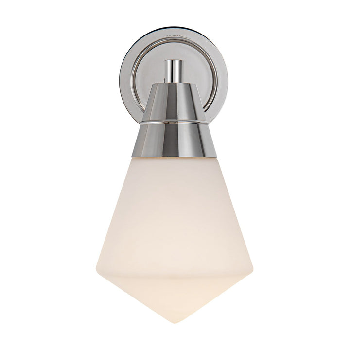 Alora Canada - WV348106PNOP - One Light Wall Sconce - Willard - Polished Nickel/Opal Matte Glass