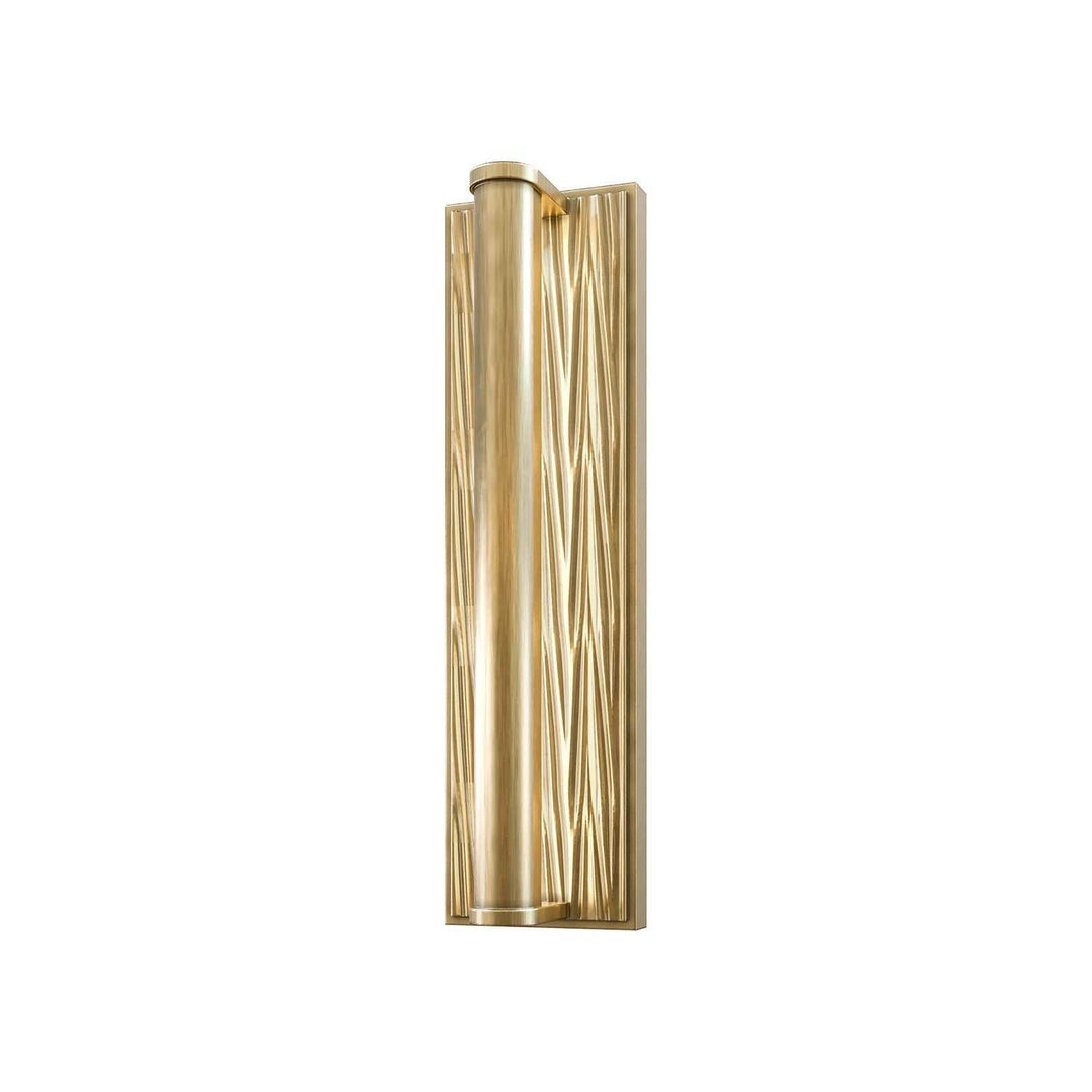 Kensington LED Bathroom Fixture in Vintage Brass Alora Canada