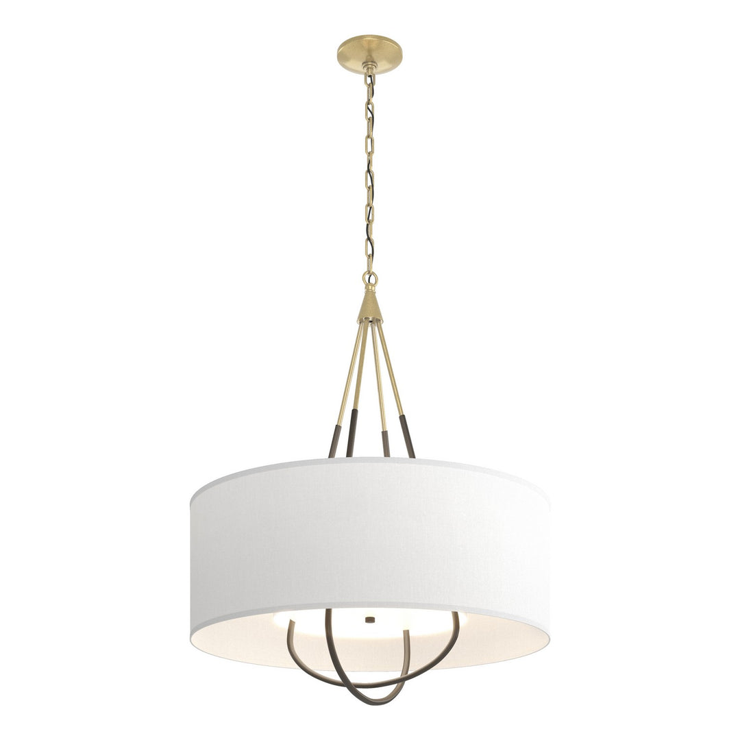Hubbardton Forge Canada - 104230-SKT-86-07-SF2811 - Four Light Pendant - Loop - Modern Brass