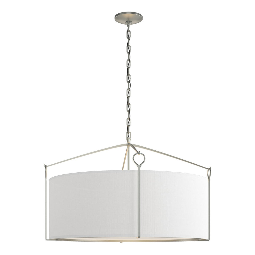 Hubbardton Forge Canada - 104255-SKT-82-SF2899 - Four Light Pendant - Bow - Vintage Platinum