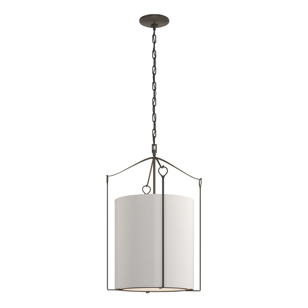 Hubbardton Forge Canada - 104260-SKT-07-SE1509 - Three Light Pendant - Bow - Dark Smoke