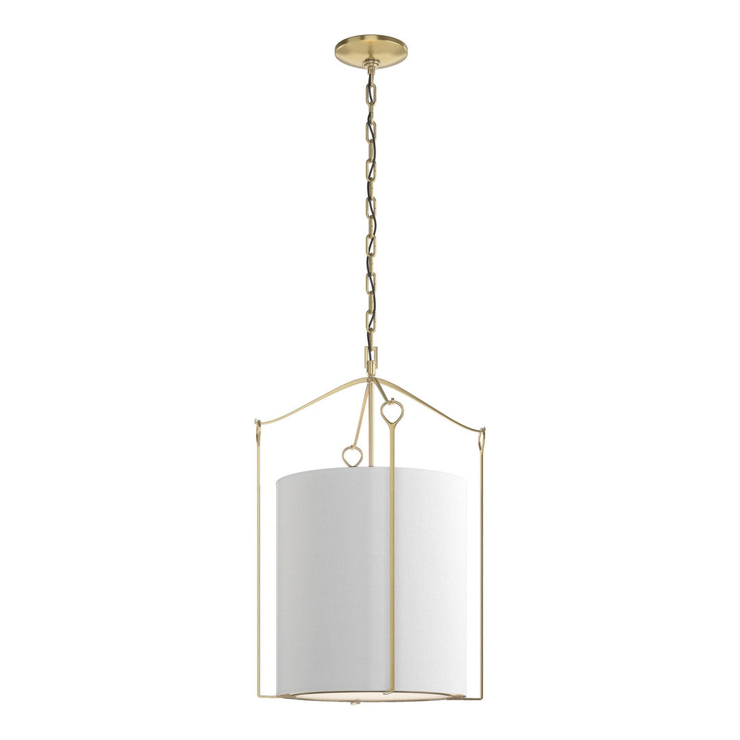 Hubbardton Forge Canada - 104260-SKT-86-SF1509 - Three Light Pendant - Bow - Modern Brass