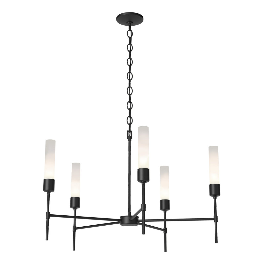 Hubbardton Forge Canada - 105045-SKT-10-FD0611 - Five Light Chandelier - Vela - Black