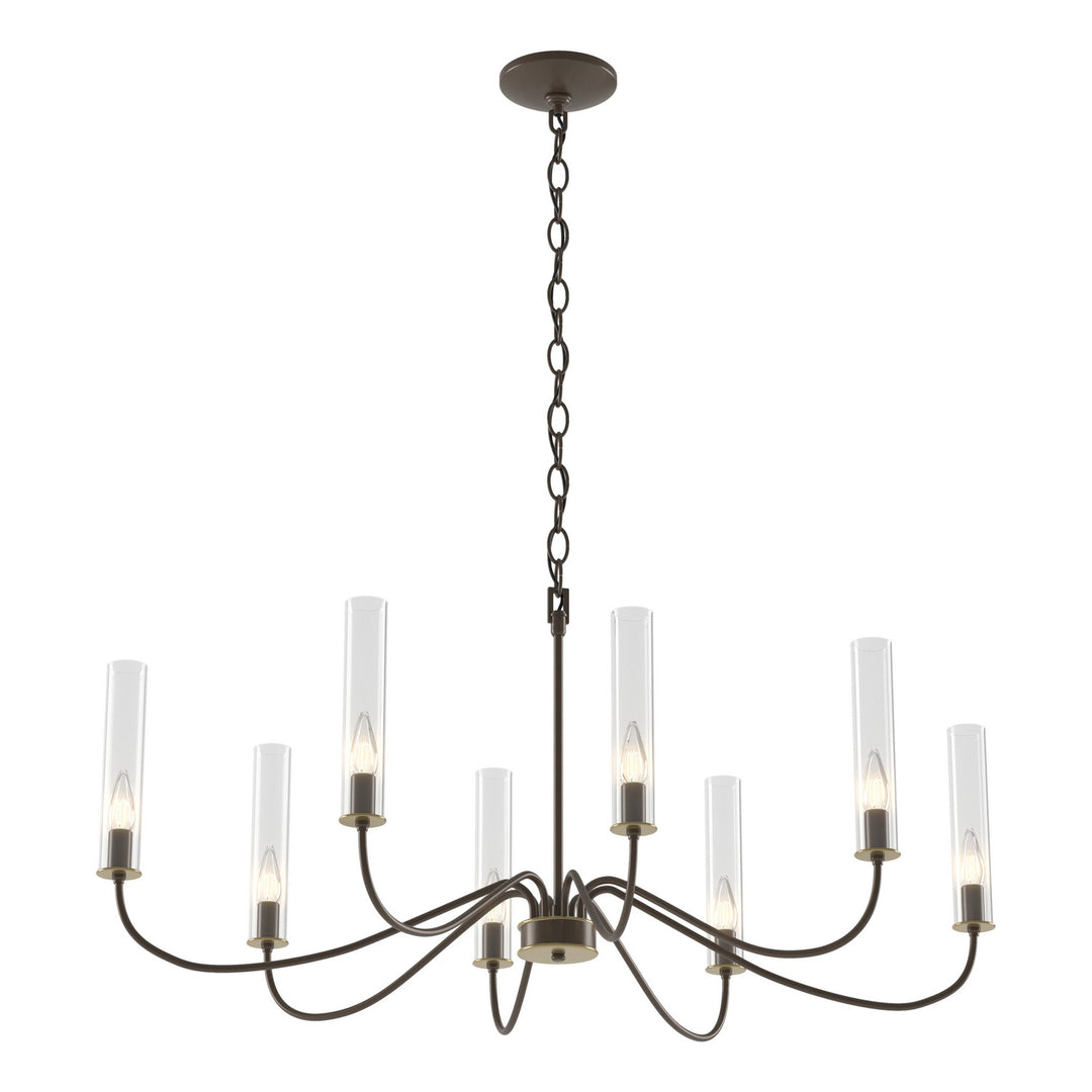 Grace Eight Light Chandelier in Bronze - available from The Lighting Shoppe, trusted by Canadian homeowners
