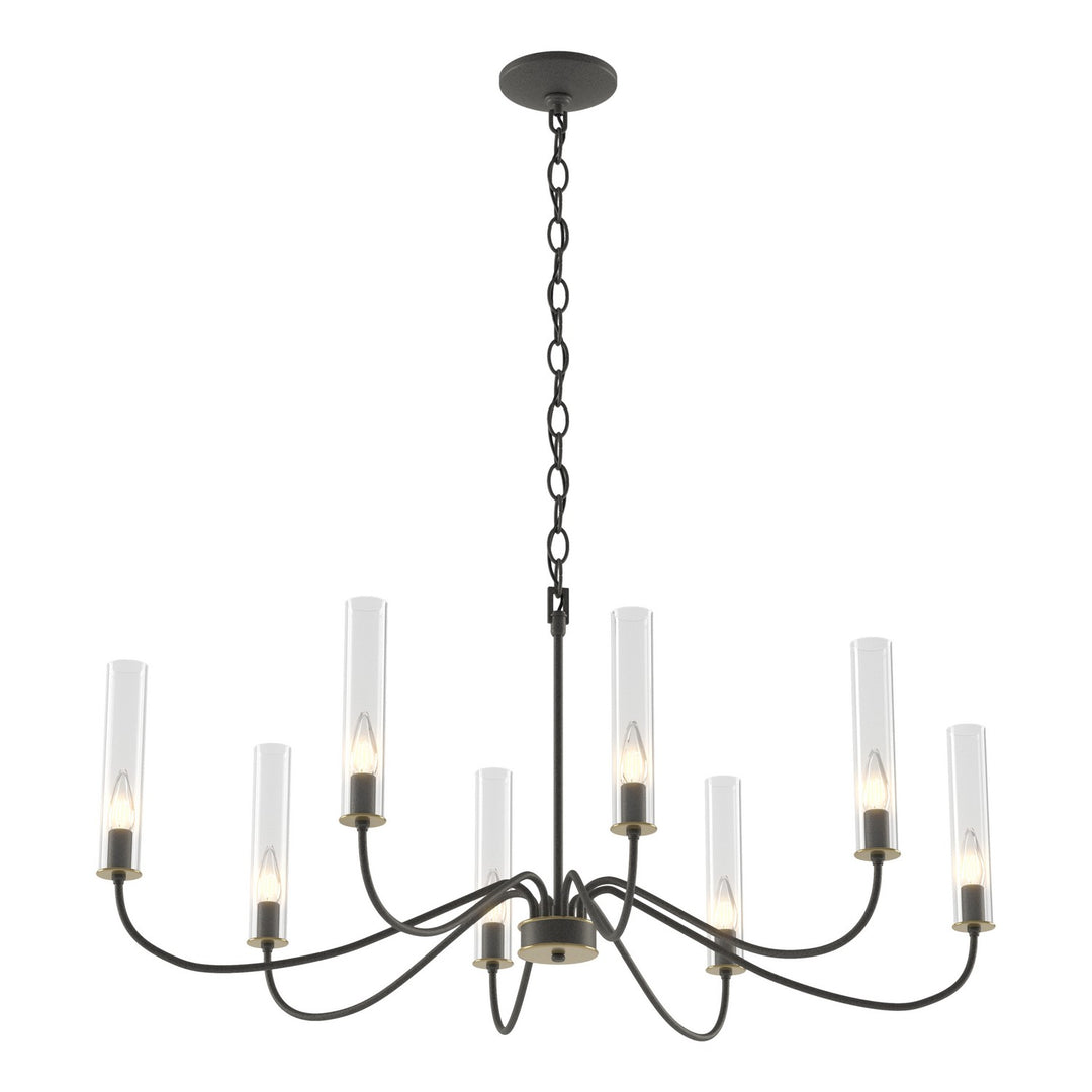 Grace Eight Light Chandelier in Natural Iron - available from The Lighting Shoppe, trusted by Canadian homeowners