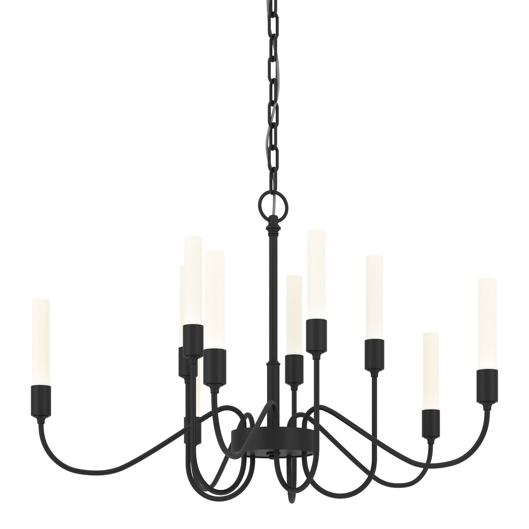 Lisse Ten Light Chandelier in Black - available from The Lighting Shoppe, trusted by Canadian homeowners