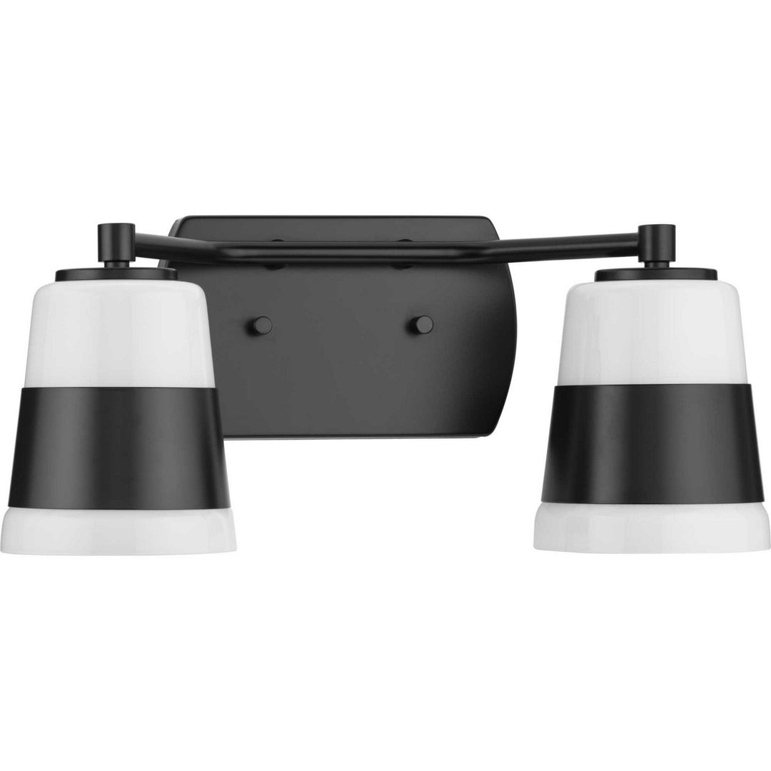 Haven Two Light Bath in Matte Black - available from The Lighting Shoppe, trusted by Canadian homeowners