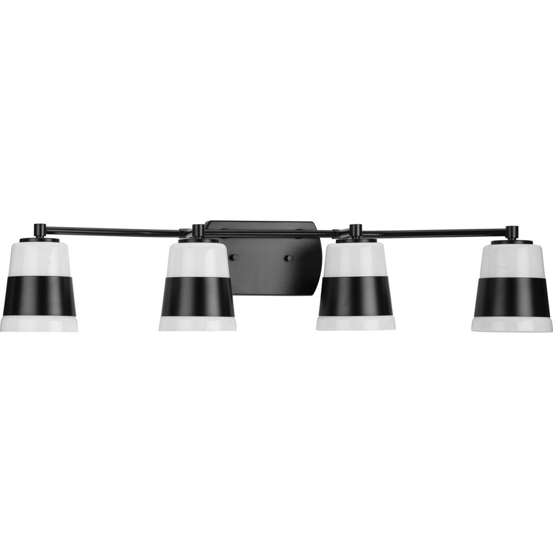 Haven Four Light Bath in Matte Black - available from The Lighting Shoppe, trusted by Canadian homeowners