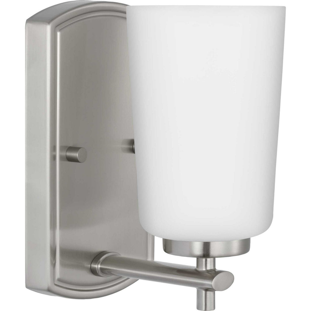 Adley One Light Bath in Brushed Nickel - available from The Lighting Shoppe, trusted by Canadian homeowners