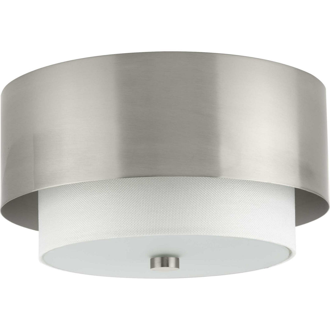 Progress Canada - P350249-009 - Two Light Flush Mount - Silva - Brushed Nickel