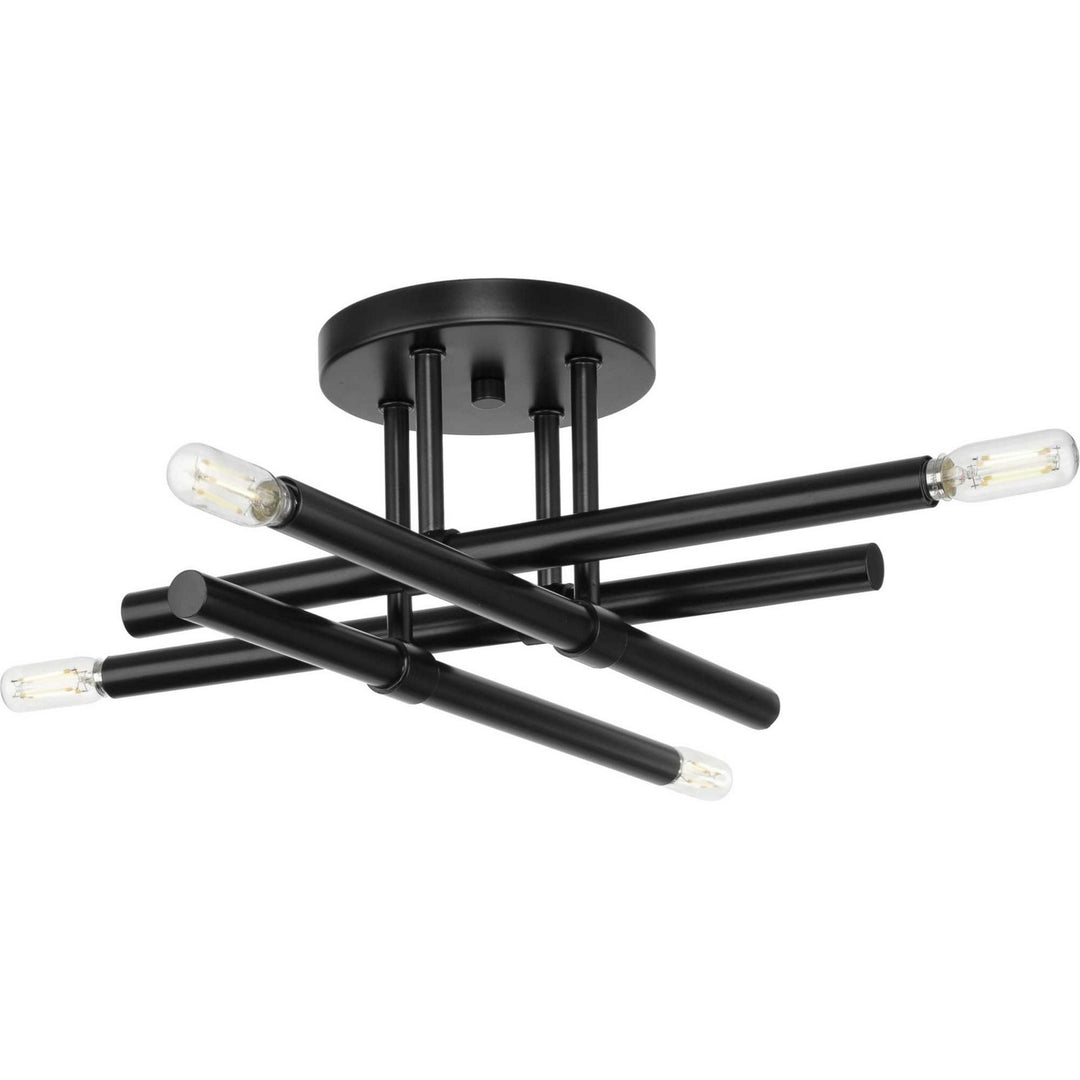 Progress Canada - P350257-31M - Four Light Semi Flush Mount - Arya - Matte Black