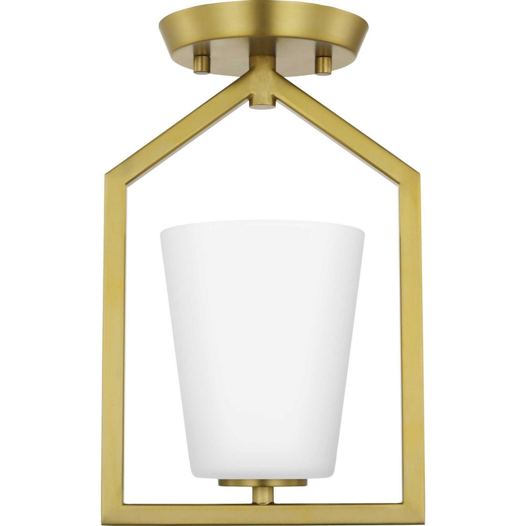 Progress Canada - P350259-191 - One Light Semi Flush Mount - Vertex - Brushed Gold