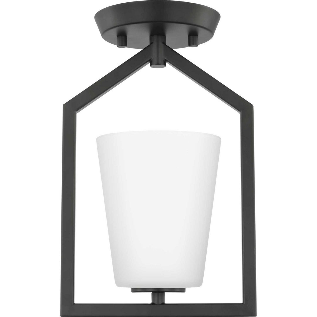 Progress Canada - P350259-31M - One Light Semi Flush Mount - Vertex - Matte Black