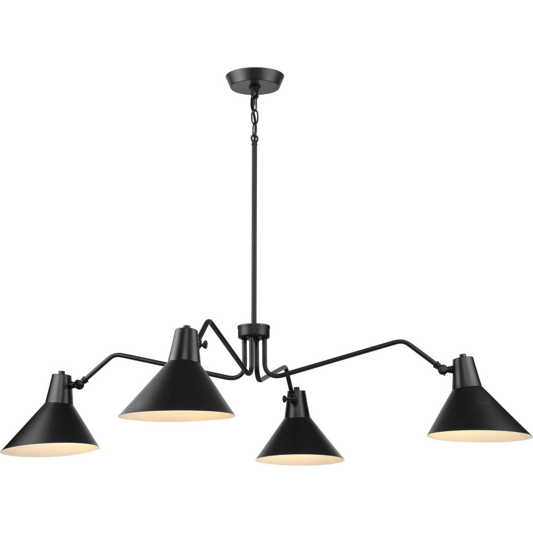 Progress Canada - P400310-31M - Four Light Chandelier - Trimble - Matte Black