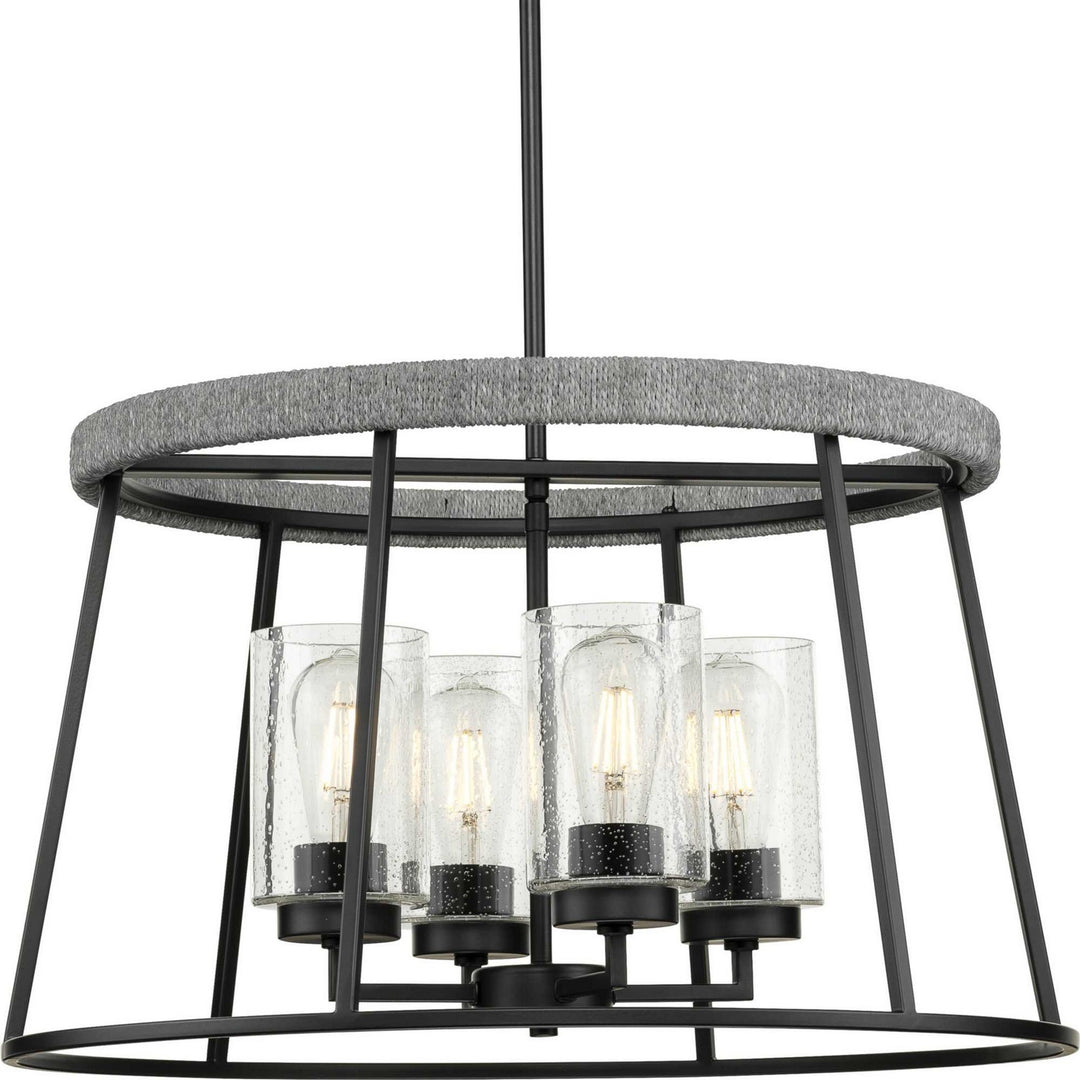 Progress Canada - P400322-31M - Four Light Chandelier - Laramie - Matte Black