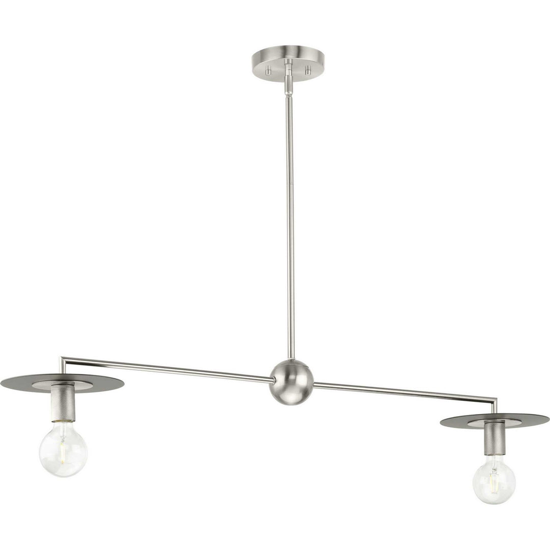 Progress Canada - P400336-009 - Two Light Linear Chandelier - Trimble - Brushed Nickel