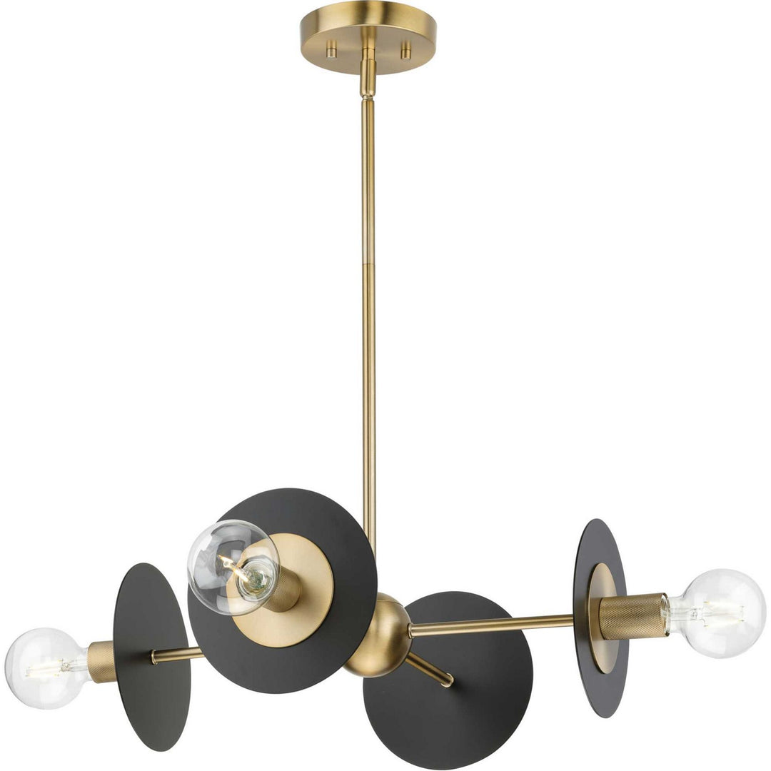 Progress Canada - P400337-109 - Four Light Chandelier - Trimble - Brushed Bronze