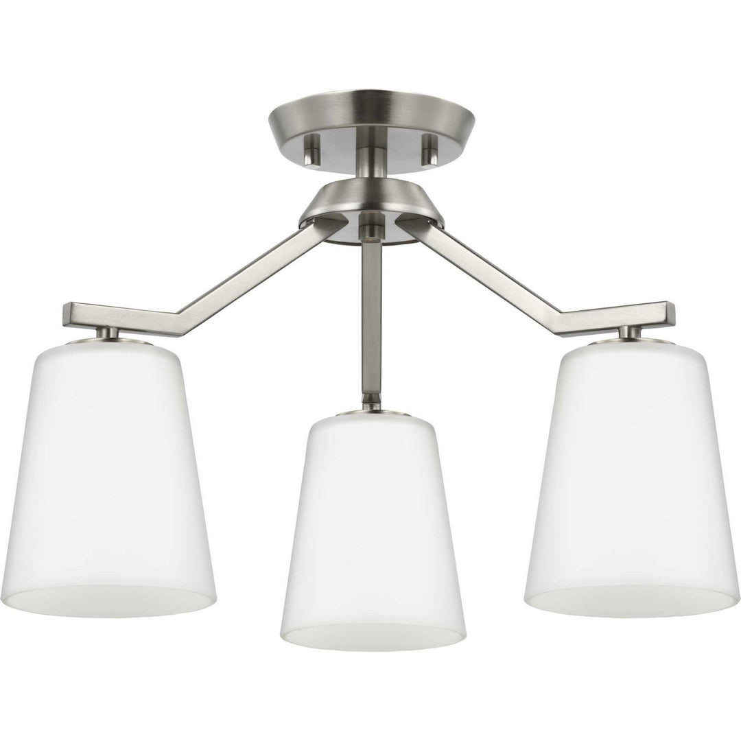 Progress Canada - P400342-009 - Three Light Chandelier Conv - Vertex - Brushed Nickel