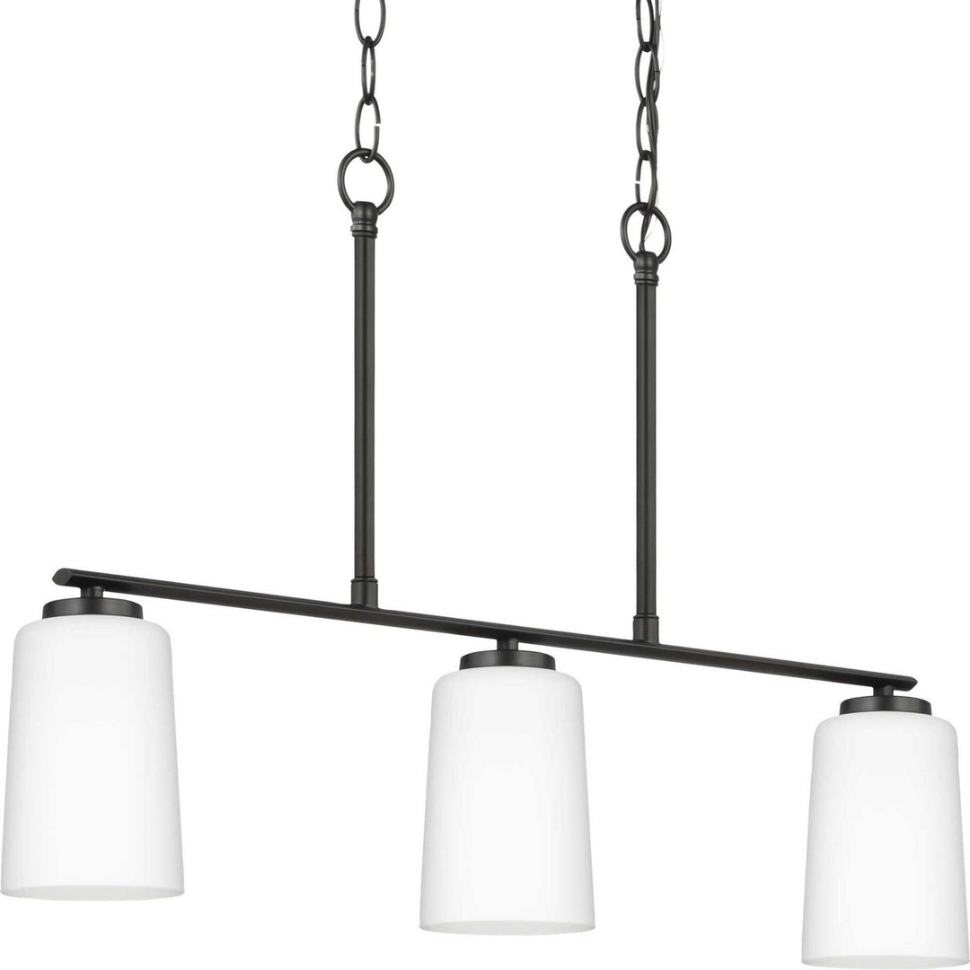 Progress Canada - P400348-31M - Three Light Linear Chandelier - Adley - Matte Black
