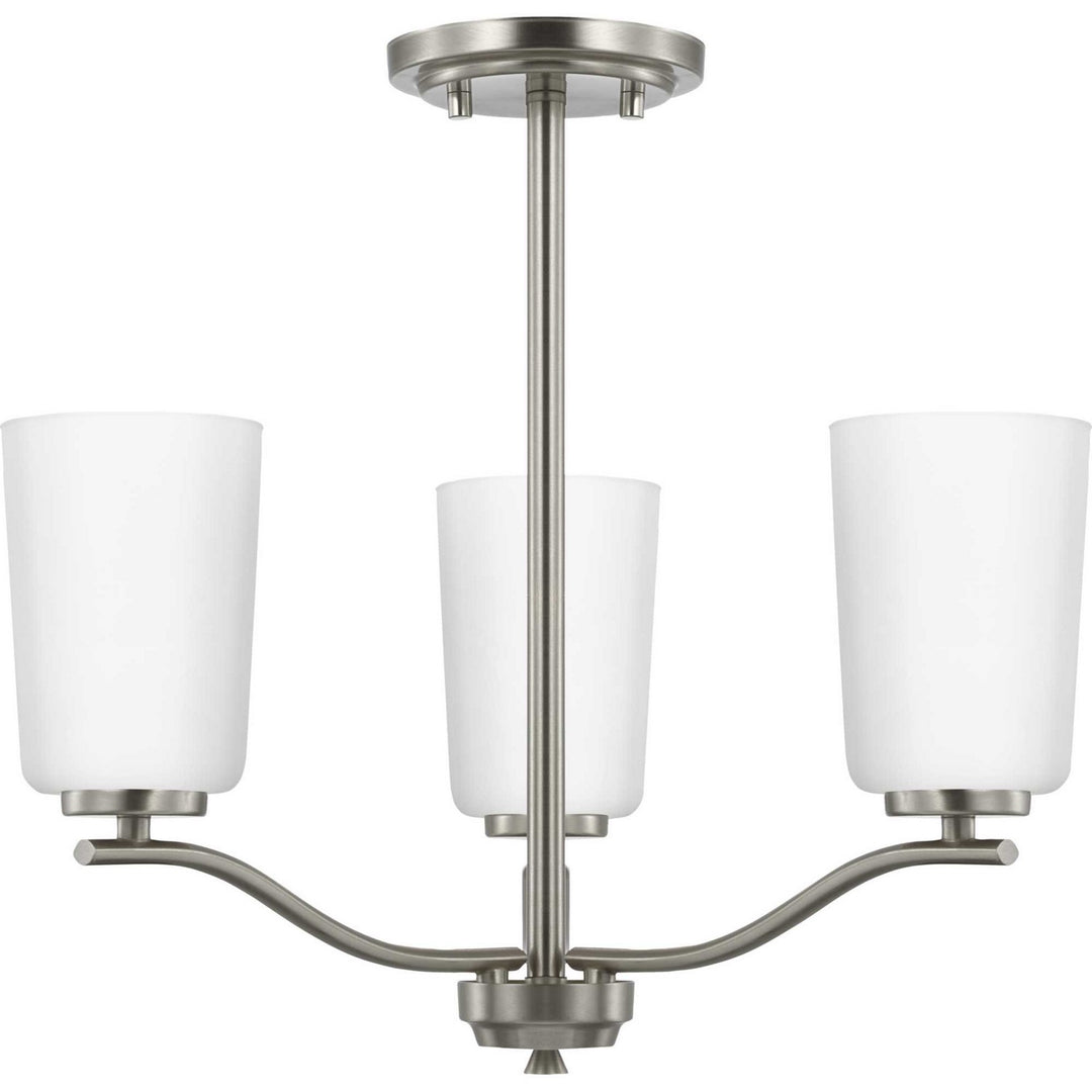 Progress Canada - P400349-009 - Three Light Chandelier Conv - Adley - Brushed Nickel