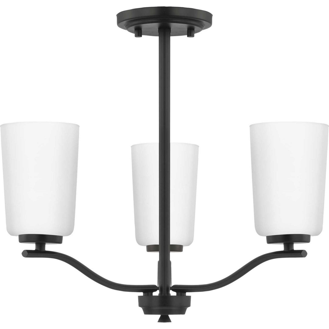Progress Canada - P400349-31M - Three Light Chandelier Conv - Adley - Matte Black