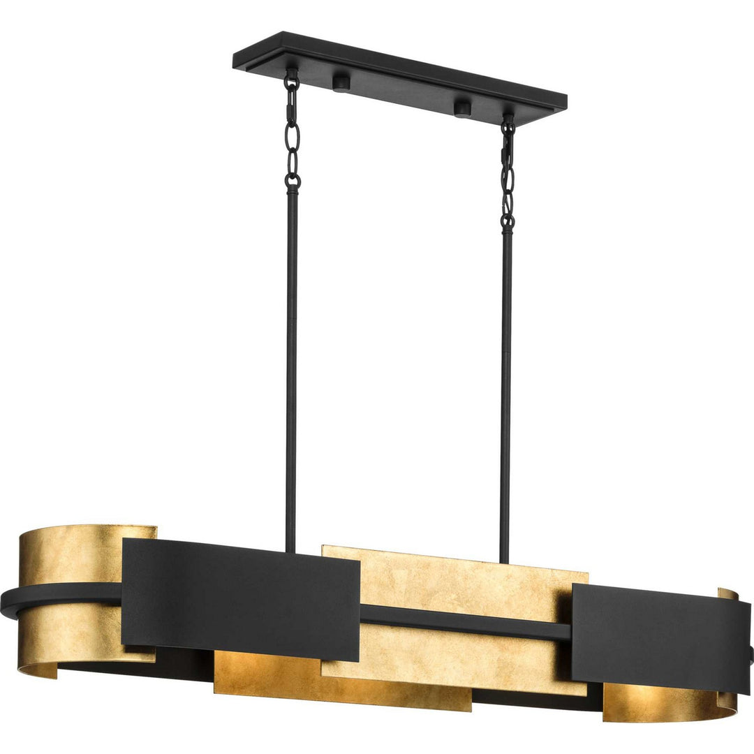 Progress Canada - P400352-031 - Four Light Linear Chandelier - Lowery - Black