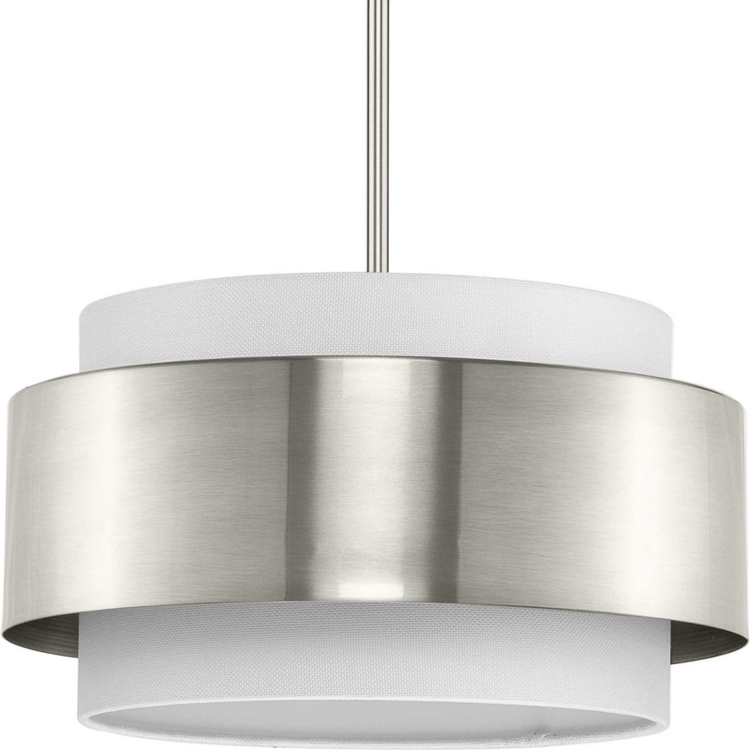 Progress Canada - P500399-009 - Three Light Pendant - Silva - Brushed Nickel