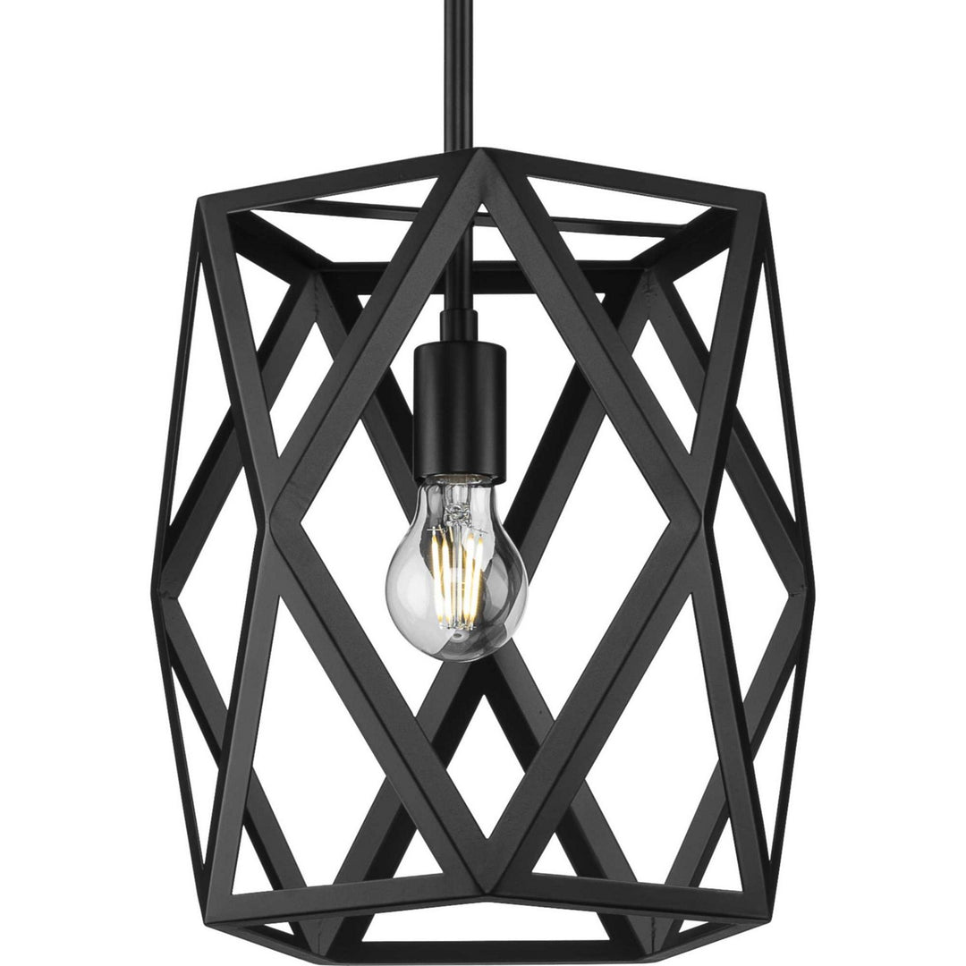 Progress Canada - P500421-31M - One Light Pendant - Saucedo - Matte Black