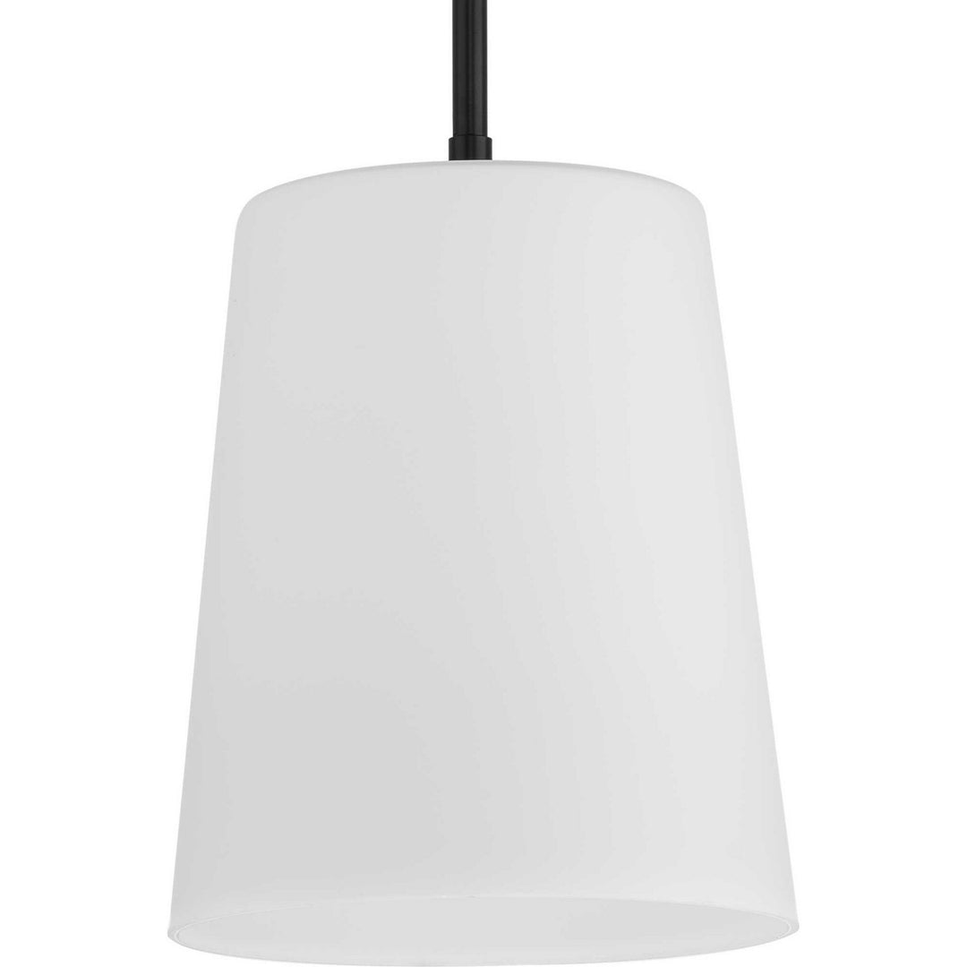 Clarion One Light Pendant in Matte Black - available from The Lighting Shoppe, trusted by Canadian homeowners