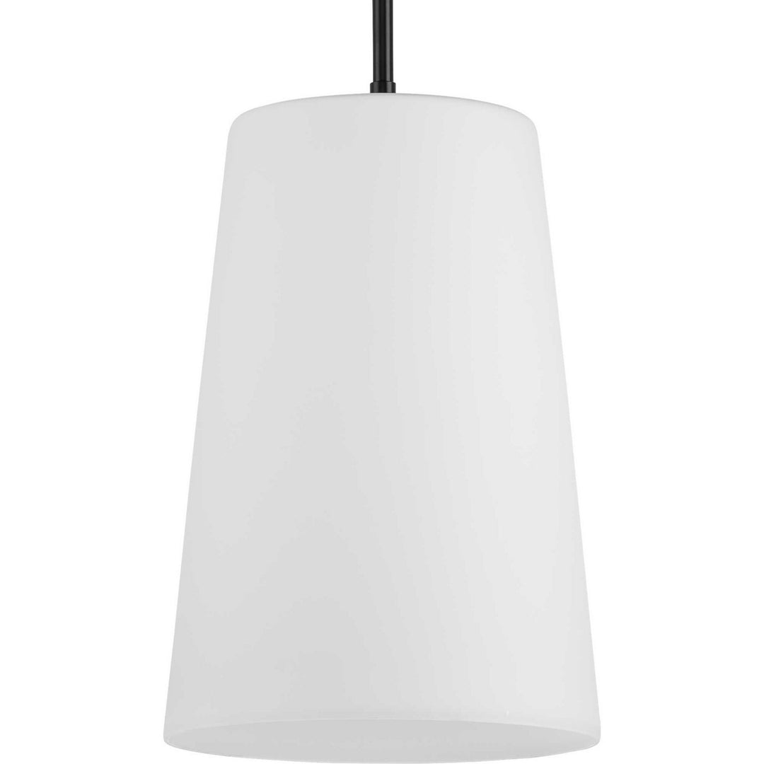 Clarion One Light Pendant in Matte Black - available from The Lighting Shoppe, trusted by Canadian homeowners