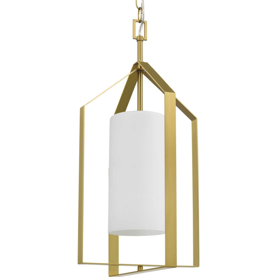 Progress Canada - P500433-191 - One Light Foyer Pendant - Vertex - Brushed Gold