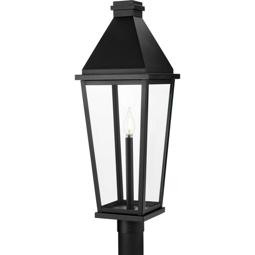 Richmond Hill One Light Outdoor Post Lantern in Black - available from The Lighting Shoppe, trusted by Canadian homeowners