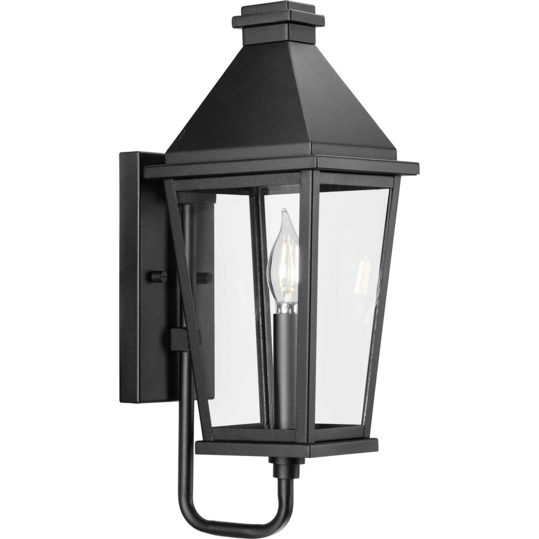 Richmond Hill One Light Outdoor Wall Lantern in Black - available from The Lighting Shoppe, trusted by Canadian homeowners