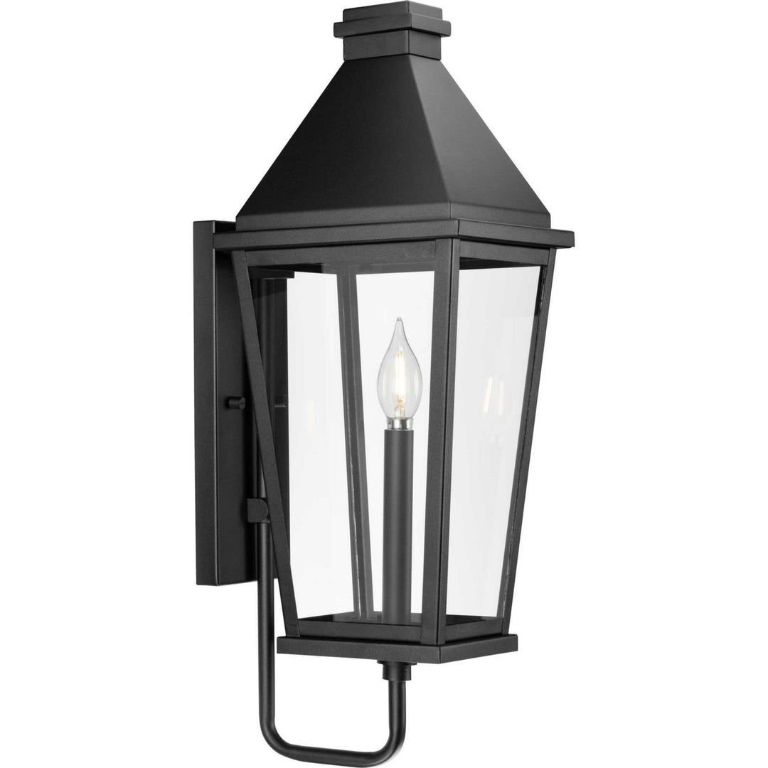 Richmond Hill One Light Outdoor Wall Lantern in Black - available from The Lighting Shoppe, trusted by Canadian homeowners
