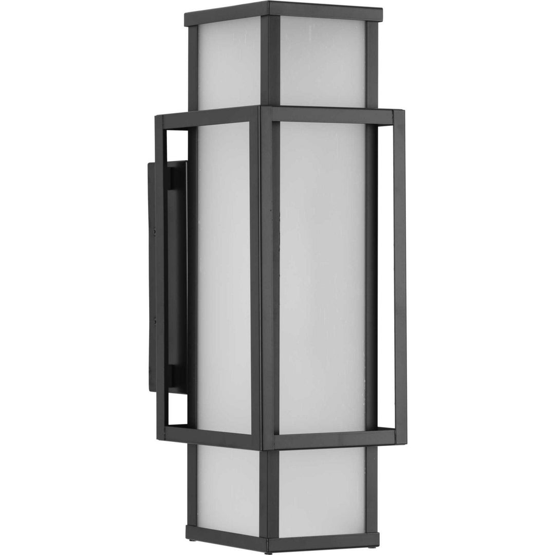 Unison Two Light Outdoor Wall Lantern in Matte Black - available from The Lighting Shoppe, trusted by Canadian homeowners