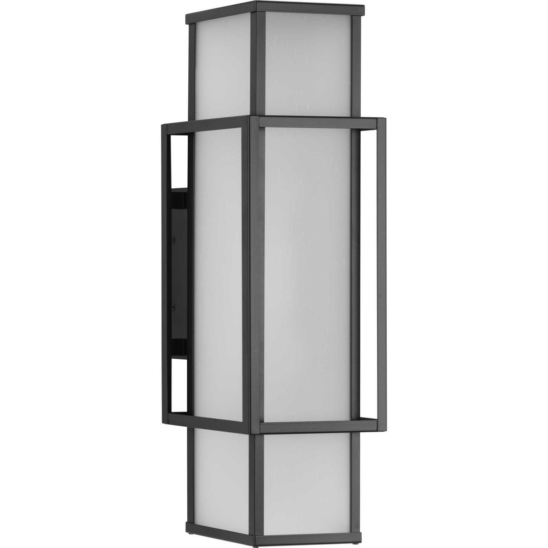 Unison Two Light Outdoor Wall Lantern in Matte Black - available from The Lighting Shoppe, trusted by Canadian homeowners
