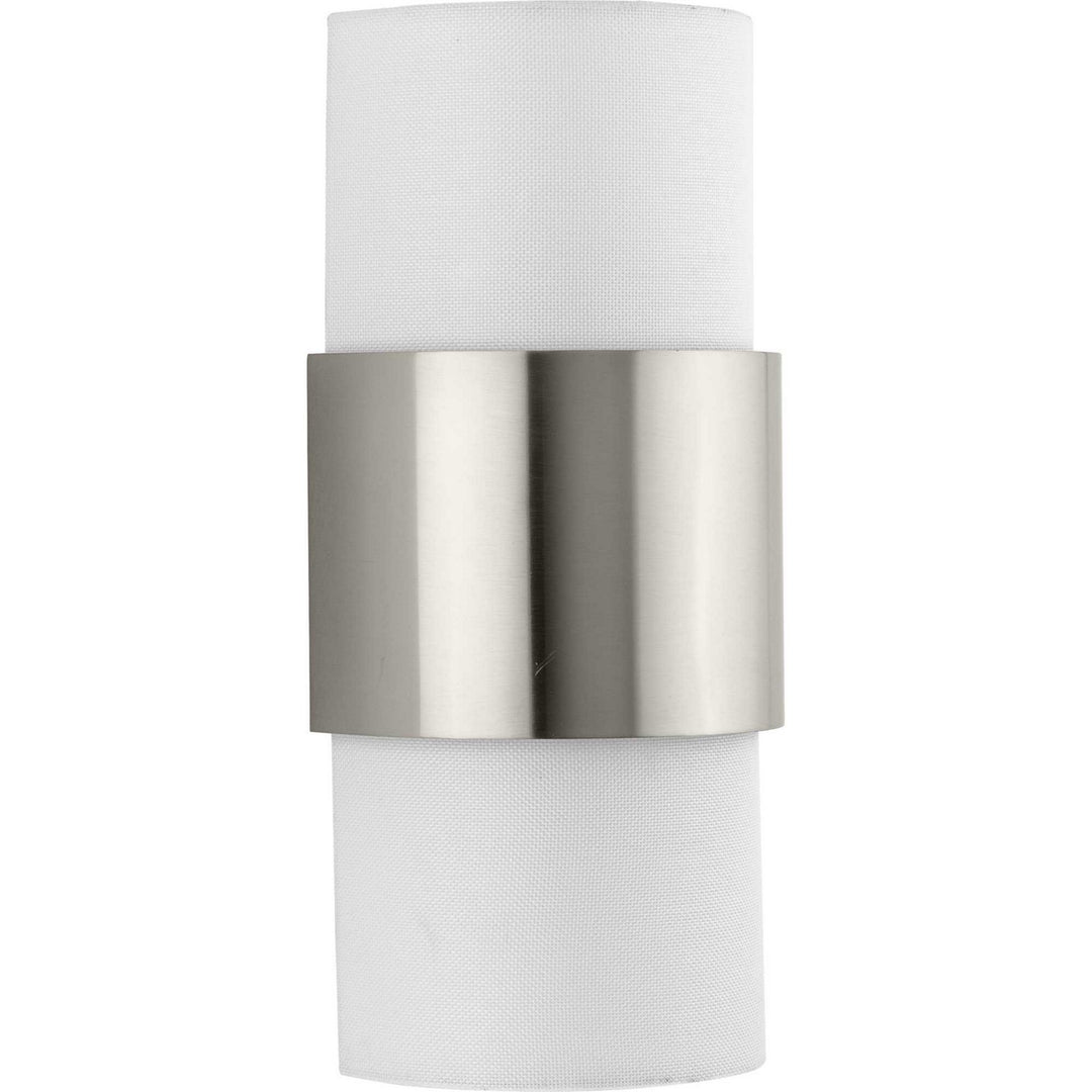 Silva Two Light Wall Sconce in Brushed Nickel - available from The Lighting Shoppe, trusted by Canadian homeowners