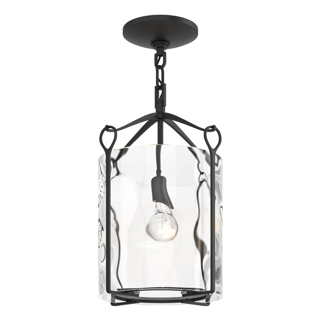 Hubbardton Forge Canada - 121140-SKT-10-LL0137 - One Light Semi-Flush Mount - Bow - Black