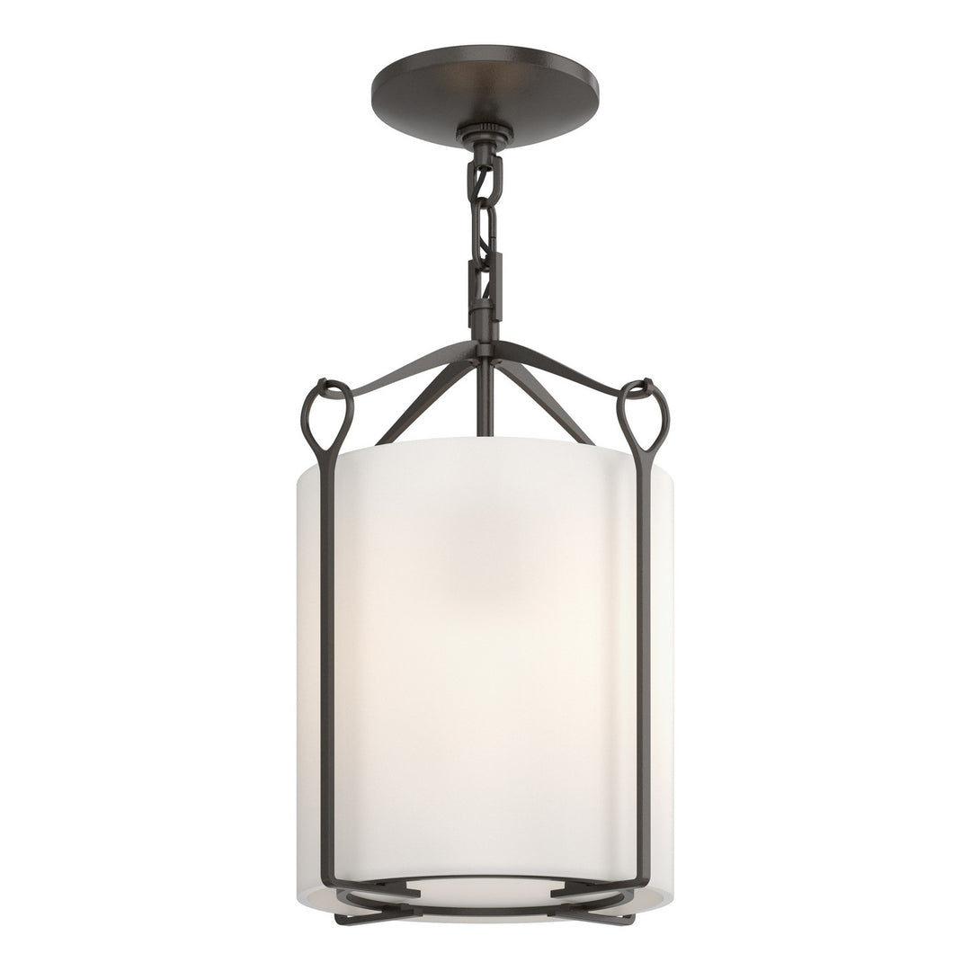 Hubbardton Forge Canada - 121140-SKT-14-GG0137 - One Light Semi-Flush Mount - Bow - Oil Rubbed Bronze