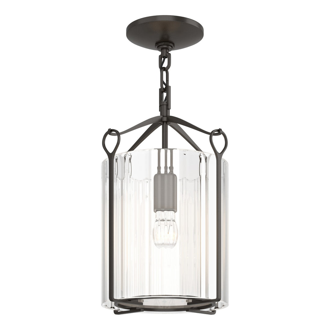 Hubbardton Forge Canada - 121140-SKT-14-ZM0137 - One Light Semi-Flush Mount - Bow - Oil Rubbed Bronze