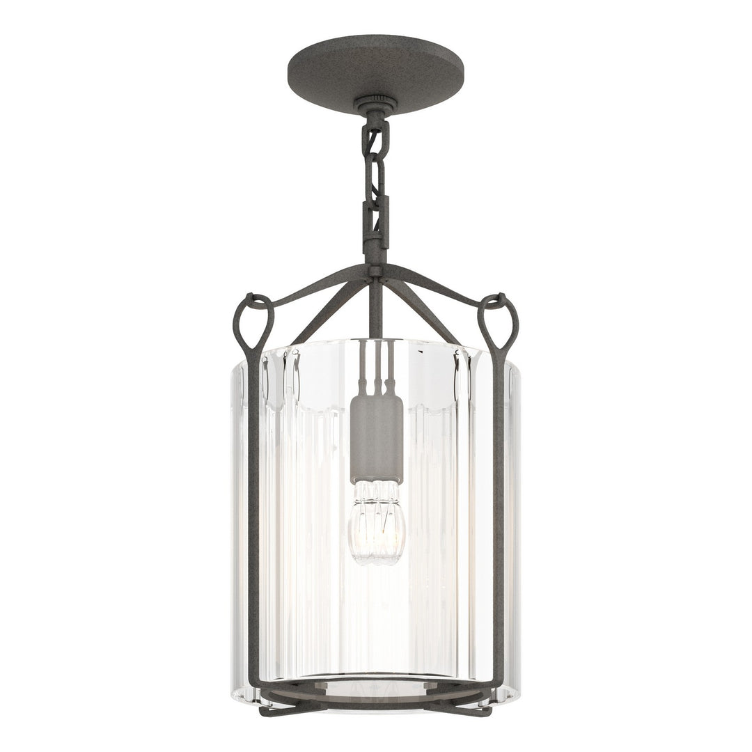 Hubbardton Forge Canada - 121140-SKT-20-ZM0137 - One Light Semi-Flush Mount - Bow - Natural Iron